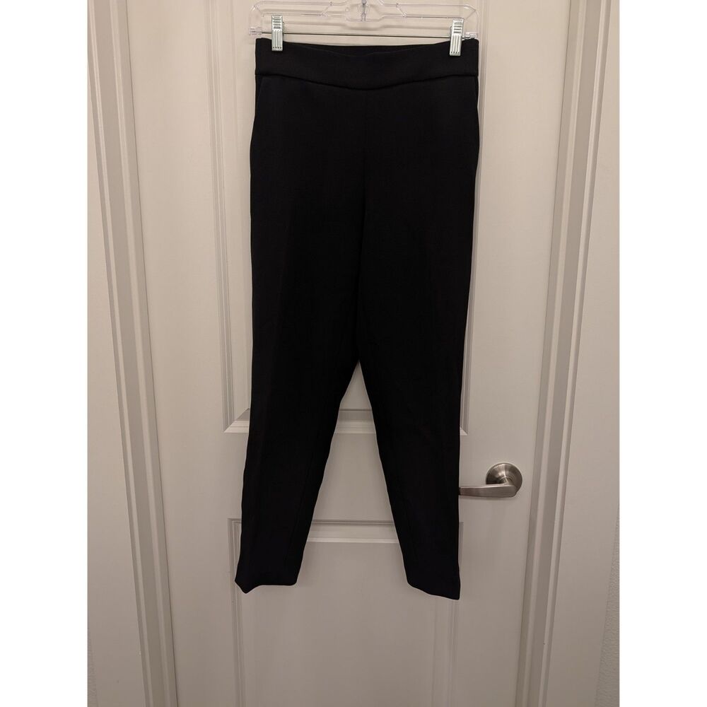 Babaton Aritzia Cohen Pant Size 4 Black High Rise Stretch Slim Tapered Crop